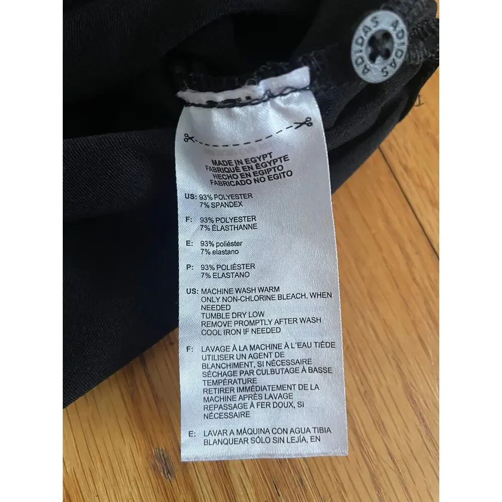 Adidas Golf Polo Dri-Fit Men XXL Black #0354
